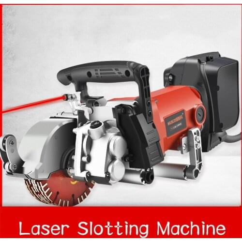 220V 5900W Slotting Machine One-time Forming Dustless Wall Line Wall chaser Cutting machine
