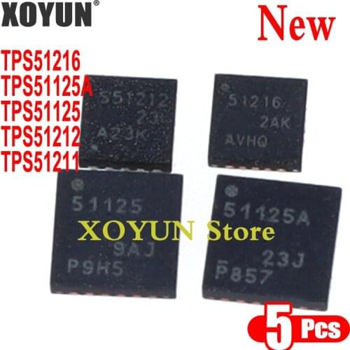 5pcs/lot TPS51216 TPS51125A TPS51125 TPS51212 TPS51211 QFN 100%New 51216 51125A 51125 51212 51211