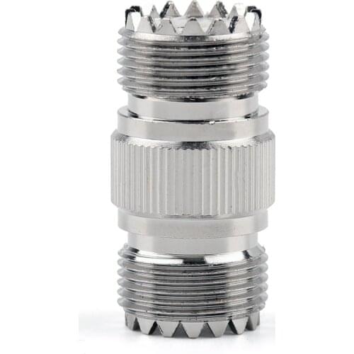 Artudatech 1Pc Adapter SO239 UHF Jack Female To UHF Female RF Connector Straight