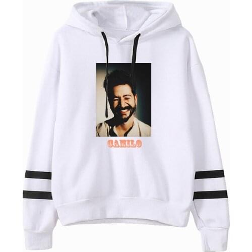 Camilo Echeverry Hoodie Cotton Mens Sweatshirt Pop Singer Harajuku Clothes Womens Hoodies Oversized White Fashion Pullover