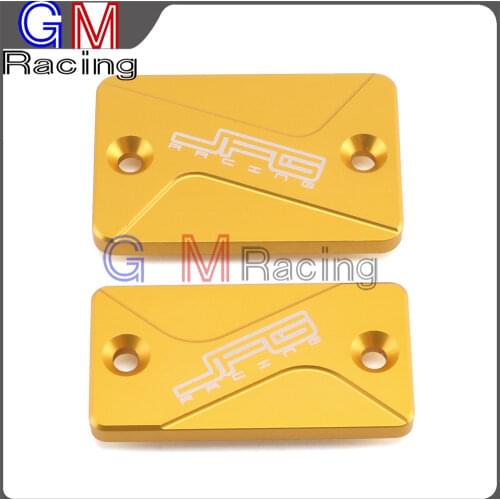 CNC Aluminum Front Rear Brake Reservoir Fluid Cover For SUZUKI DRZ400S DRZ400SM DRZ 400S 400SM Motorcycle Dirt Bike