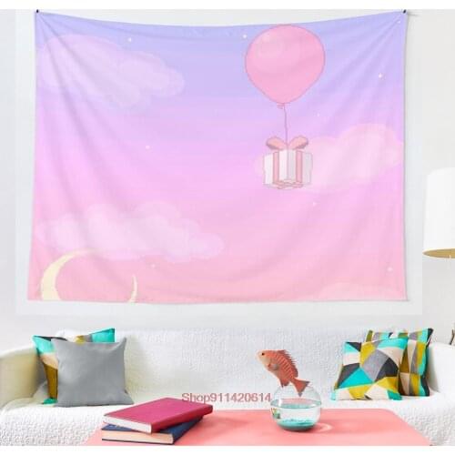 Raibow balloon tapestry Cover Beach Towel Picnic Yoga Mat Home Decoration Wall Hanging