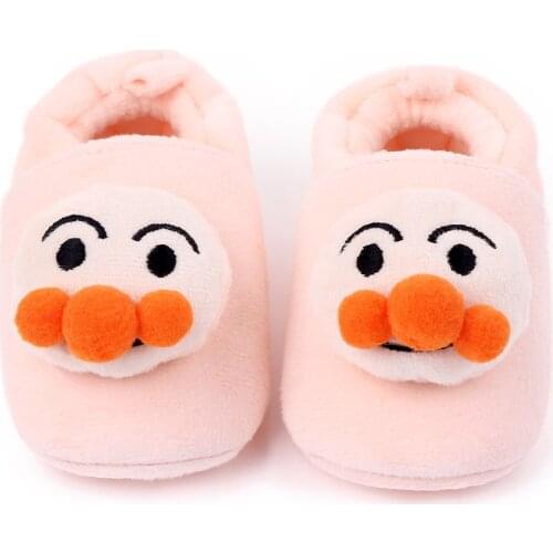 Baby Shoes Infant Slippers Toddler Baby Boy Girl Knit Crib Shoes Cute Cartoon Anti-slip Prewalker Baby Slippers