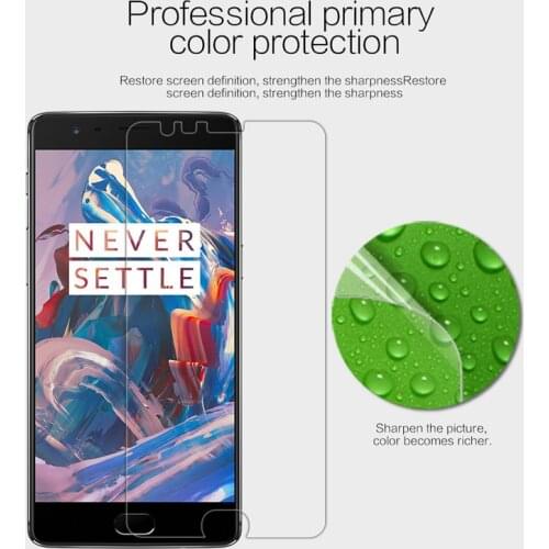 OnePlus 3T Screen Protector NILLKIN Clear/Matte Anti-fingerprint PET OnePlus 3 Protective Film