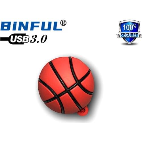 BINFUL USB 3.0 Sports Series Basketball usb flash drive Cartoon 4GB 8GB 16GB 32G 64G 128G 256G pen drive usb memory stick u disk