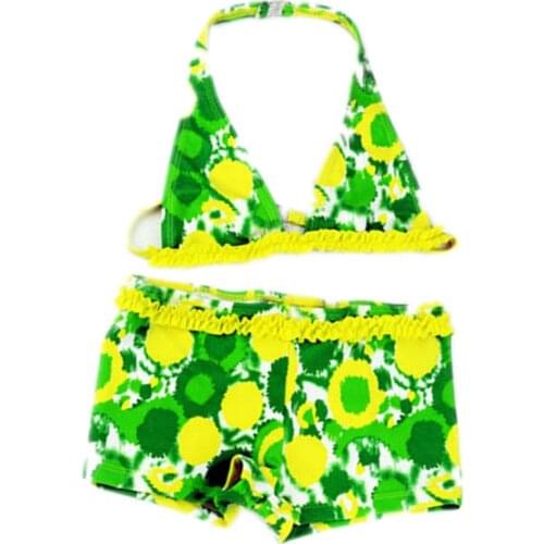 Funfeliz Girls Swimwear Two Pieces Swimsuit for Girl Kids bikini baby girl bathing suit Children swimming suit 6-16T