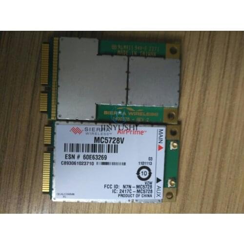 JINYUSHI For MC5728V Mini PCIe 3G HSPA+ EV-DO Rev A WLAN Card in stock suit North America Verizon version free shipping