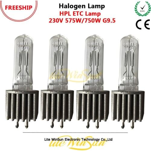 Litewinsune FREESHIP 575W 750W 3200K G9.5 HPL575 Heat Sink Halogen Light Bulb