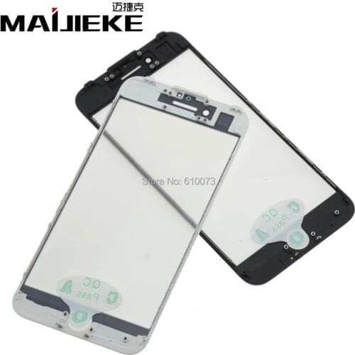 MAIJIEKE AAA+ 3 in 1 Cold Press for Apple iPhone 7 Front Screen Glass with Frame OCA Film Replacement Parts for iPhone 7 Plus