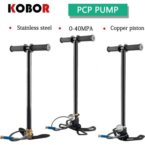 4500psi 300bar 30MPa 3 stage PCP high pressure pump manual PCP compressor Pentium air gun hunting pump Submersible gas pump