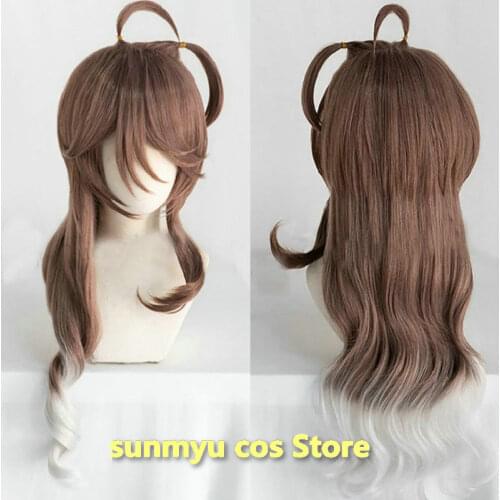 Game Arknights Eyjafjalla Wig Cosplay Halloween Wigs Hair