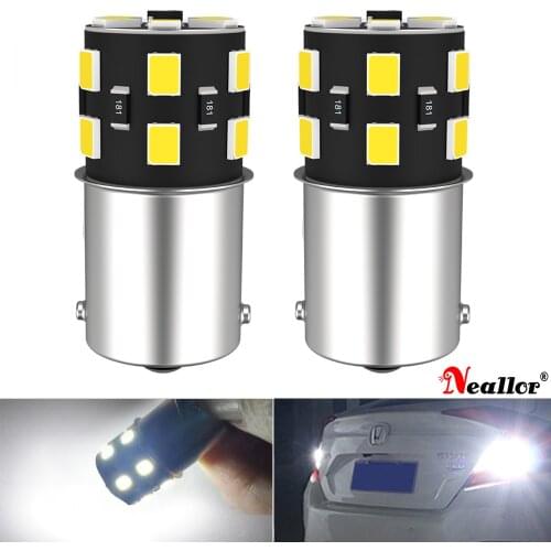 BA15S P21W Led Parking Signal Reverse Light Bulbs On Cars Accessories Auto Goods Diode Lamps For Bmw x3 e83 e34 serie 1 x1 e84