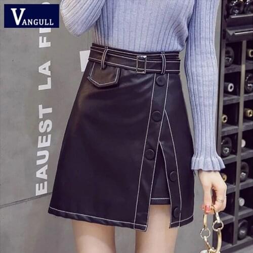 Женские кожаные юбки Vangull China At AliExpress