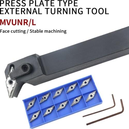 MVUNR/L MVUNR2020K16 MVUNL2525M16 External Turning Tool Holder for VNMG16 Carbide Inserts Lathe Cutting Tools