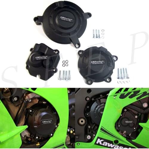 Motorcycle Engine Case Guard Protector Cover GB Racing For Kawasaki Ninja ZX10R 2011-2020 12 13 14 15 16 17 2018 2019