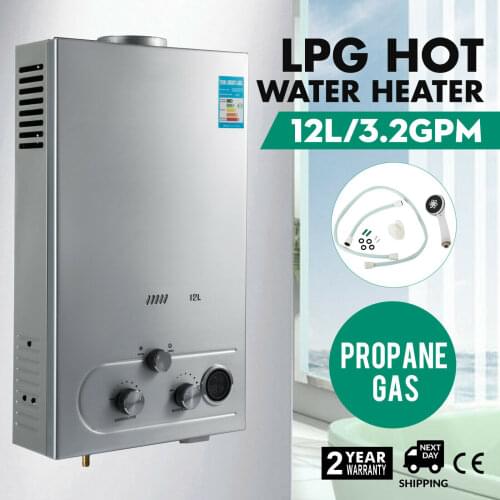 12L LPG propane gas water heater water heater boiler water storage