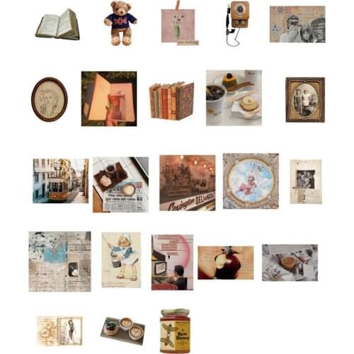 20Pack Mini Box Stickers Room Movie Suitcase Retro Screening Scrapbook DIY Decoration handmade diy wholesale 4CM