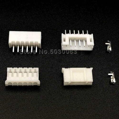 320pcs=40Sets PH2.0 2.0mm Pitch 6p 6pin Male female Terminal Kit/Housing/Pin Header Straight JST Wire Connectors Adaptor Kits