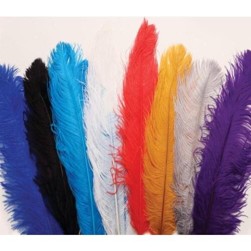 60-65CM Long Loose ostrich feaher Wedding Party Event Stage Mall Festival Decoration DIY Decorative Supplies