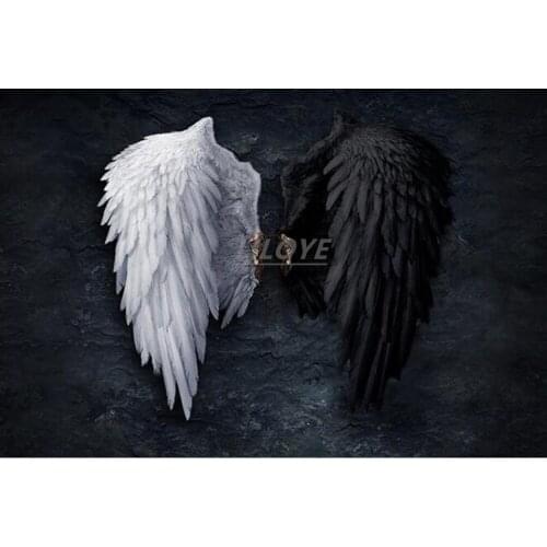 DIY 5D Diamond Painting Black and White Angel Canvas Paintings Wall Art Posters Abstract Pictures Embroidery Home Decor DF168