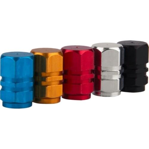 New 4pcs/pack Theftproof Aluminum Car Wheel Tire Valves Tyre Stem Air Caps Airtight Cover silver color hot selling