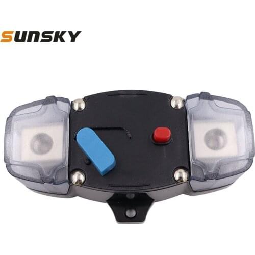 RV Car Route Yacht Ship Audio Refit Automatic Circuit Breaker Power Circuit Protection Insurance Switch 50A/60A/100A/200A/300A