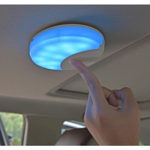 Car USB Charging Interior LED Reading Light Roof Light Celling Magnetic Lamp For Cadillac CT6 XT4 XT5 XTS ATS-L Accessories
