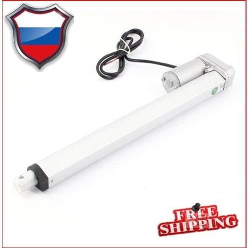 Free Shipping 2v electric linear actuator 20 "/ 500mm stroke 1000N / 100kgs line actuator with mounting bracket