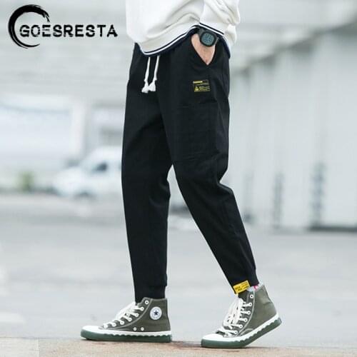 Black Cargo Pants Men Hip Hop Streetwear Jogger Harem Trousers Men Casual Harajuku Sweatpants Brand 2021 Summer Cotton Men Pants