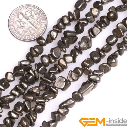 8--12mm freeform pyrite stone beads natural stone beads DIY Loose beads for jewelry making beads free shipping wholesale