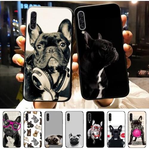 French Bulldog cute funny girl luxury design cover Phone Case For Samsung galaxy A S note 10 7 9 20 30 31 40 50 51 71 21 s ultra