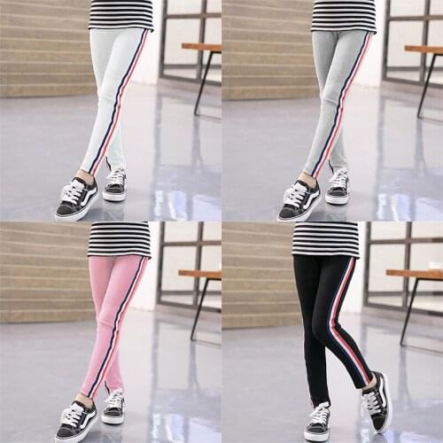 Girls Leggings Elastic Pants for Girls Cotton Skinny Pencil Pants Kids Sport Pants Spring Autumn Stretch Leggings Girls Trousers