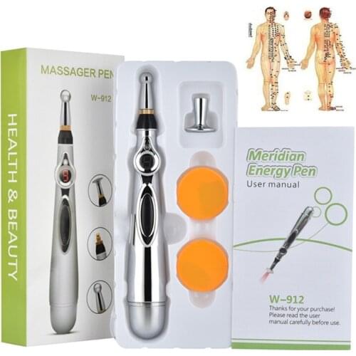 Electronic Acupuncture Pen Meridian Pen Energy Therapy Instrument Acupuncture Massage Pen Energy Pen Pain Relief Tool