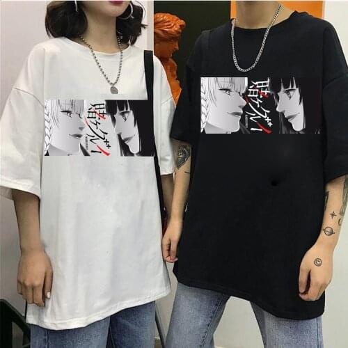 Japanese Anime Jabami Yumeko Kakegurui T-shirt Short Sleeves Tee Unisex