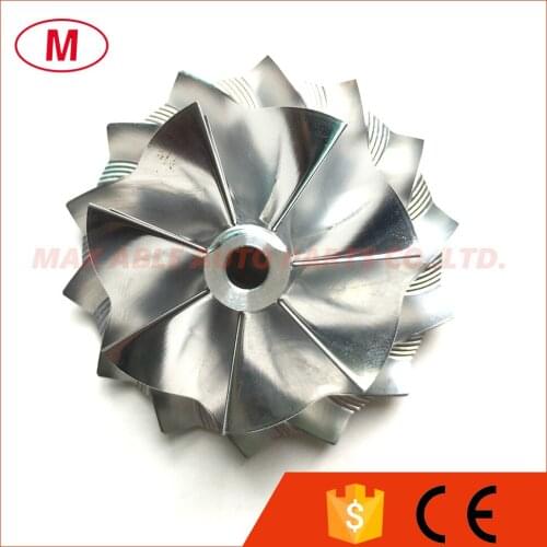 GT28 49.70/67.40mm 7+7 blades High Performance Racing Turbo Billet Compressor wheel/Aluminum 2618/ Milling compressor wheel