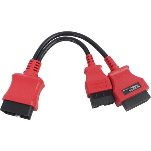 For MITSUBISHI for HYUNDAI 12+16 Pins Cable MaxiSys Pro MS906 MS906BT MS906TS MS908S Pro Mini MaxiCOM MK908P OBD I Adapters