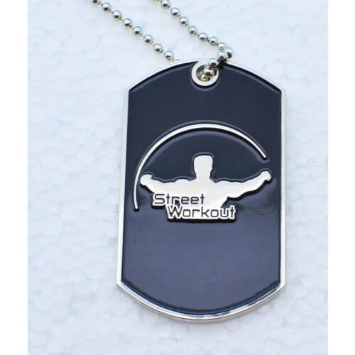 Cotomised dog tag,iron die cast,nickel plated, with ball chain,free design,streetwork you,2018 hot sale,black enamel filled