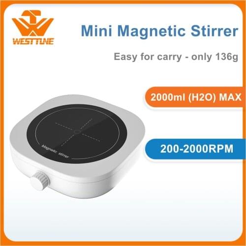 MS2000 Mini Magnetic Stirrer 2000ml Stirring Volumn Small Size Max 2000rpm USB Port