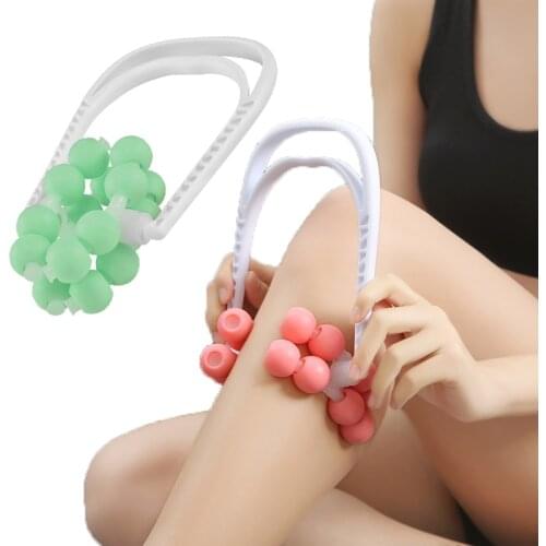 1 PC 8/16Roller Ball Leg Slim Massager Foot Calf Arm Waist Magic Shapely Relaxation Relieve Muscle Soreness Pain for Women