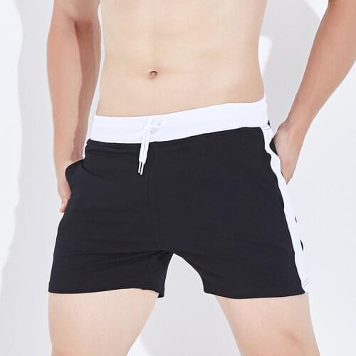 AIMPACT Fashion Cotton Shorts Patchwork Fitted Men Boxer Short Pants For Men AM2375