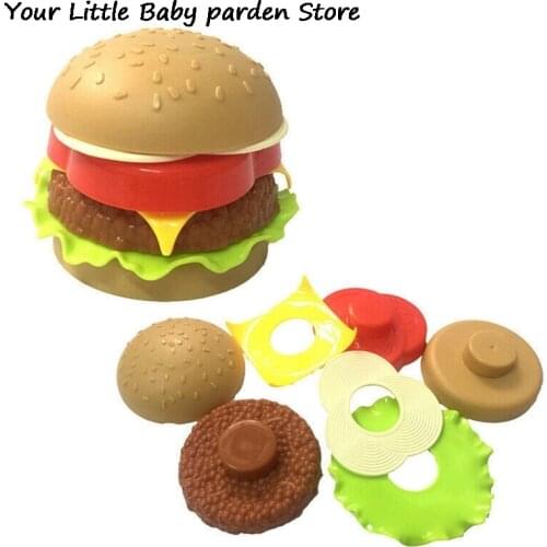 Simulation French Fries Snack Set Games Kids Toys Hamburger Fries Childrens Play House Food Fake Toy Set
