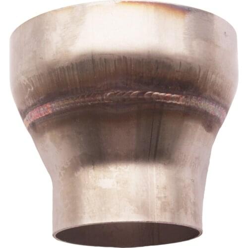 Stainless Steel 4.0" to 2.5" OD Exhaust Pipe Tip Adapter Reducer Connector
