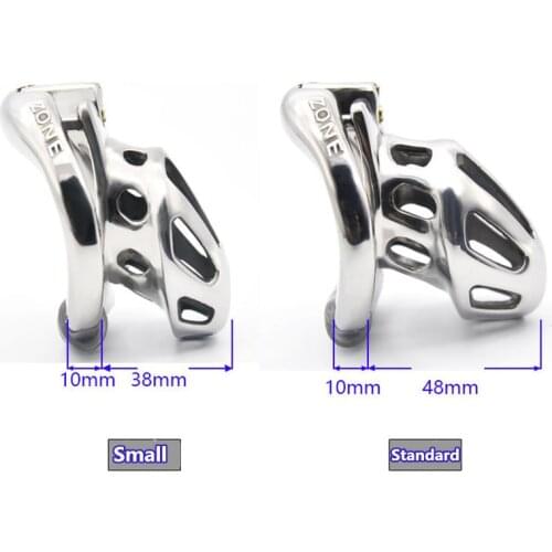 2021 New Metal Openable Ring Design Male Chastity Device Penis Ring Vent Hole Cock Cage Sex Toys