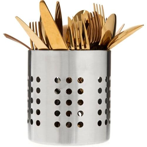 Knife Stand Holder For Kitchen Knife Stainless Steel Spoon, Fork, Knife Holder Stand Block Kitchen Accessories