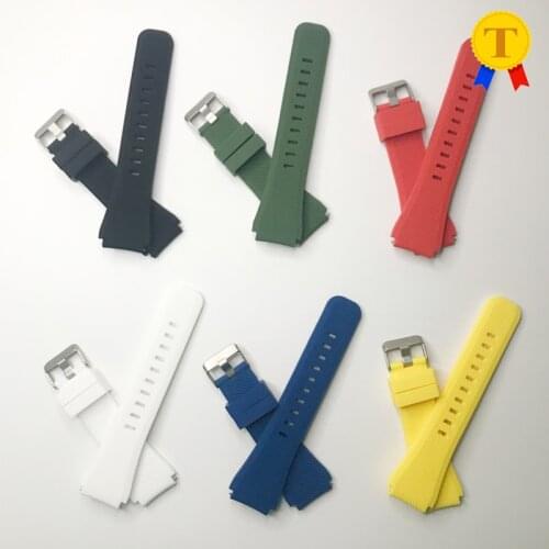 Super Soft Silicone Watch Band Wrist Watch Strap Universal For Samsung Galaxy Huawei Xiaomi Amazfit All Smartwatches Width 22mm