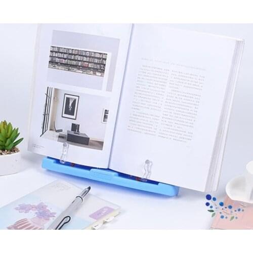 Foldable Reading Book Holder Bookend Music Score Recipe Shelf Holder Organizer