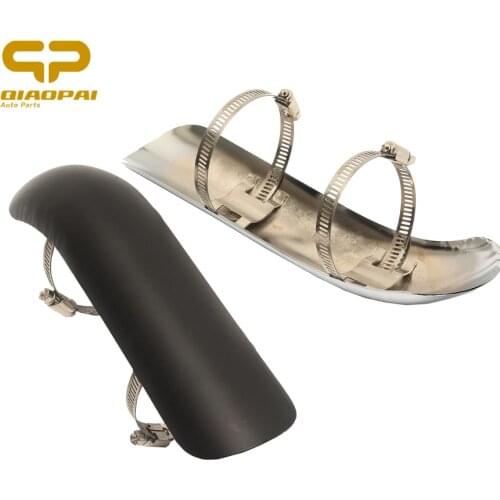Motorcycle Exhaust Heat shield Cover Middle tube Connect pipe Protector Heat Shield Anti-Scalding for ATV R6 K8 Harley-Davidson