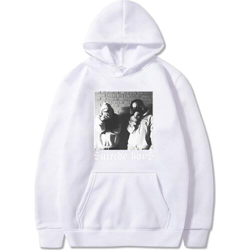 Mens Hoodies Sweatshirt Women $uicideboy$ STOP STARING AT THE SHADOWS Moletom Streetwear Black Hoodie Pink Clothes Harajuku Top