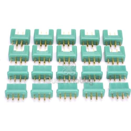 10 pairs MPX Connectors plug RC 24K Connector Goldplated pin 40Amp aeromodelling field Accessories RC Tools Parts for RC