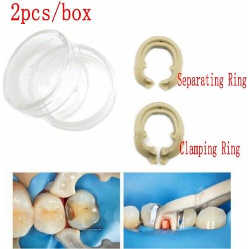 2pcs/box Dental Resin Clamping/Separating Ring Dentist Tools Autoclavable Tools For Dental Lab Instrument